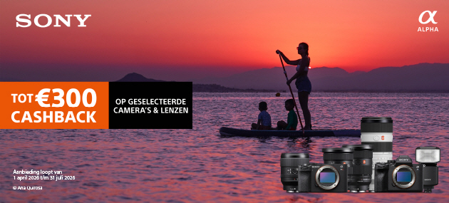 Sony zomer cashback 2026